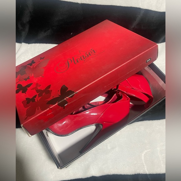 ❤️‍🔥👠Red Ankle Strap Pumps❤️‍🔥👠 - Picture 9 of 9